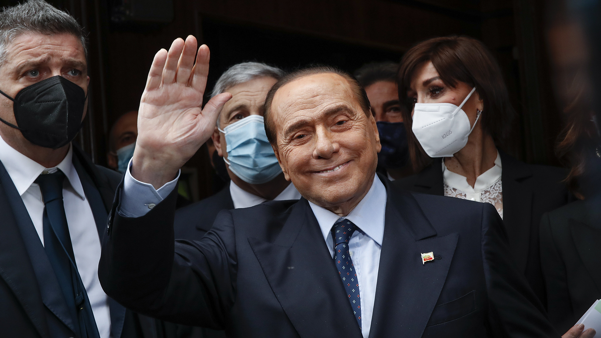 Silvio Berlusconi photographié en 2021. 
