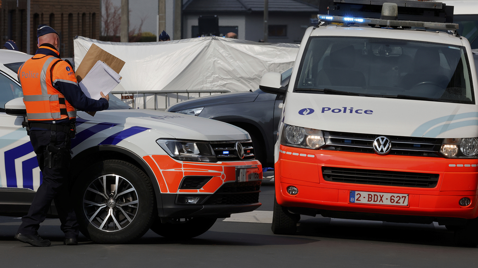 Un véhicule a percuté plusieurs personnes lors d'un carnaval en Belgique, dimanche.