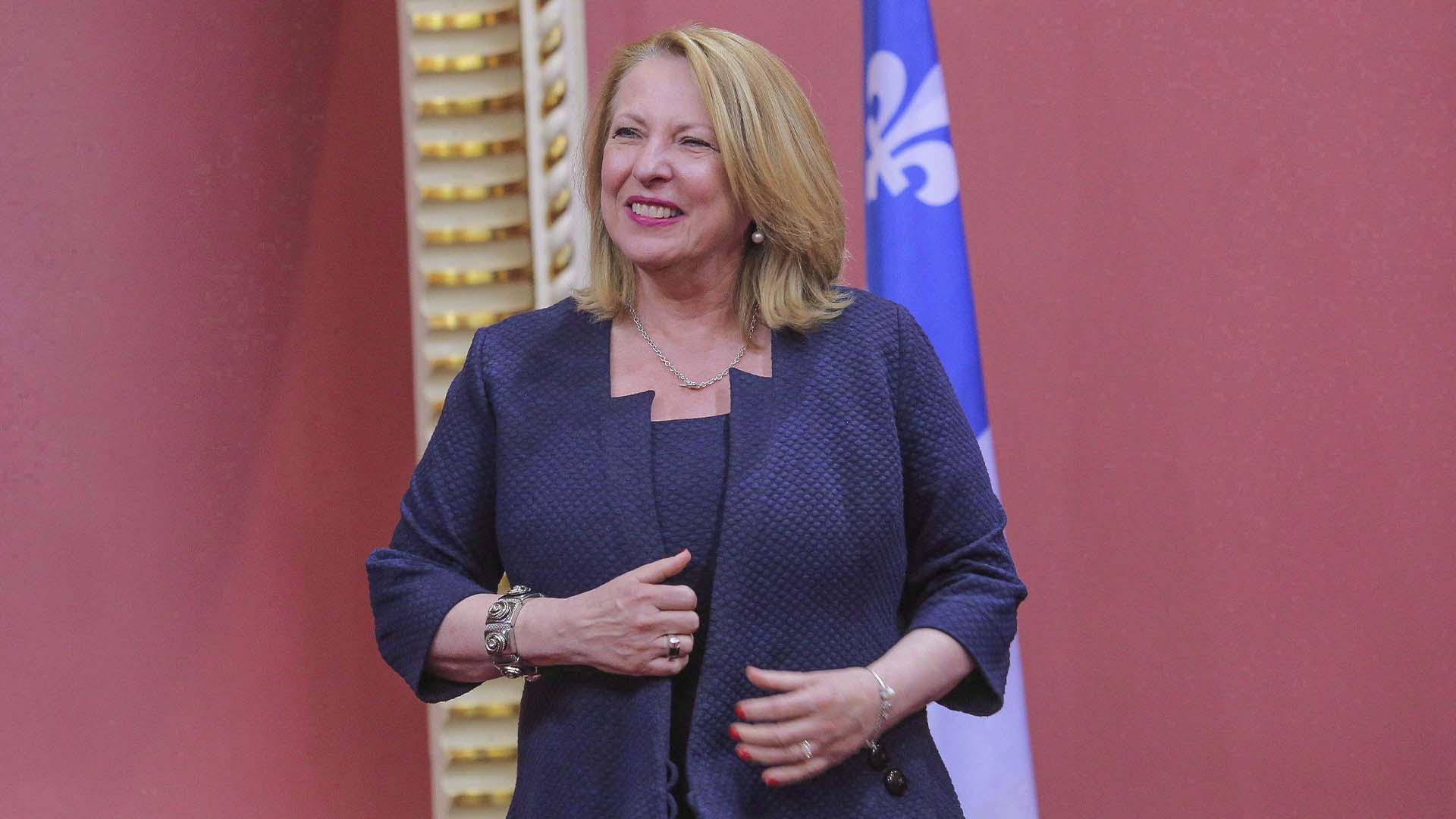Christine St-Pierre en 2017