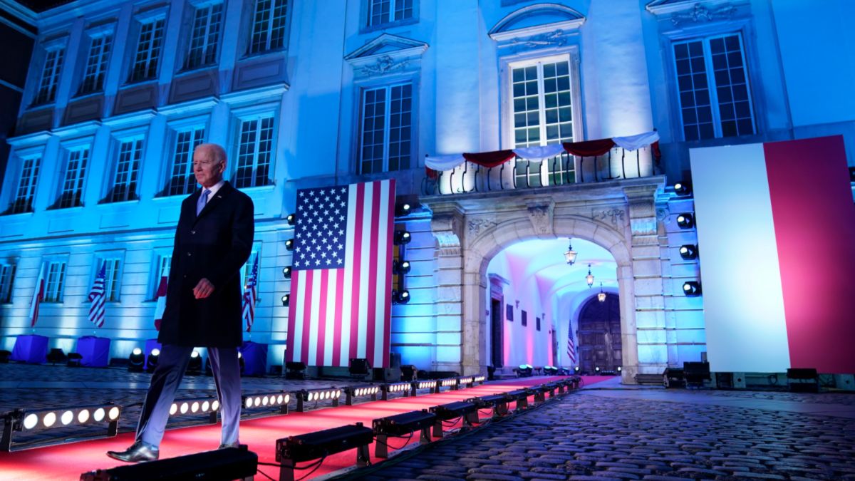 Le président américain Joe Biden était en Pologne pour faire le point sur la guerre en Ukraine, 26 mars.