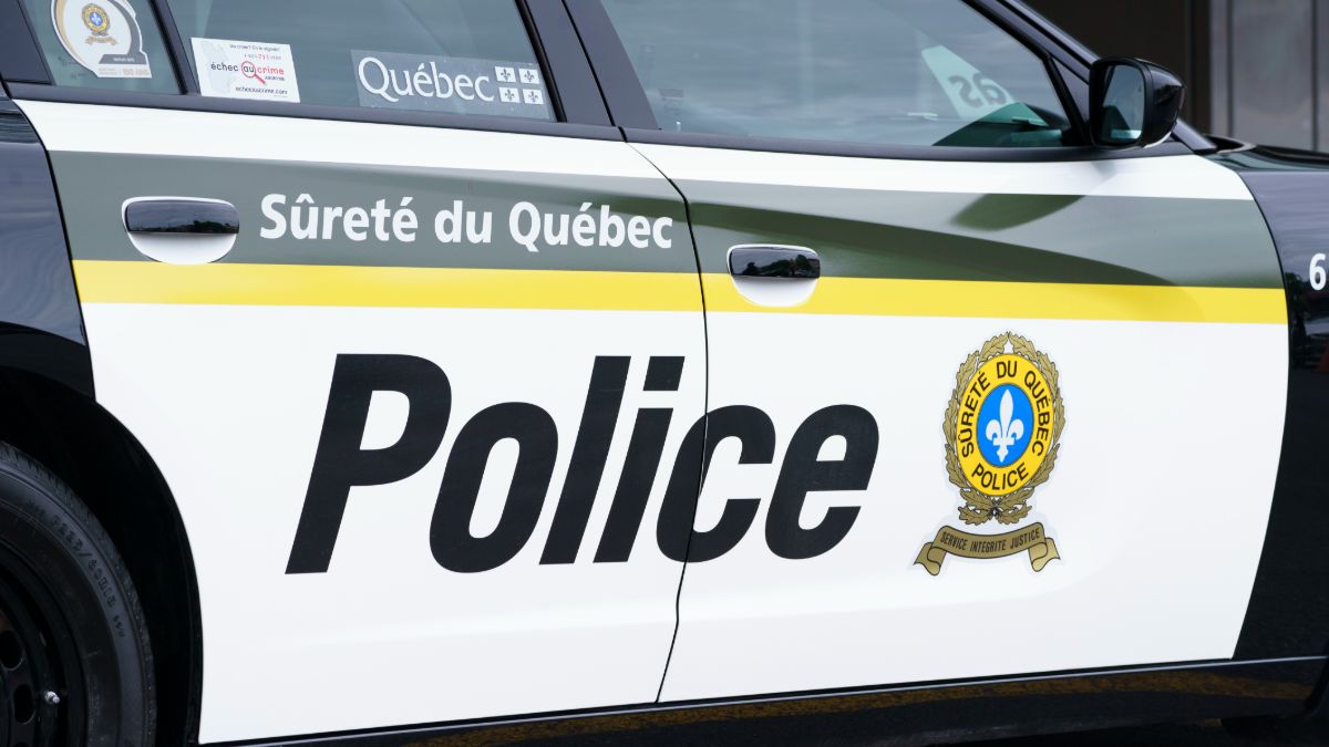Un véhicule de la Sûreté du Québec (SQ).