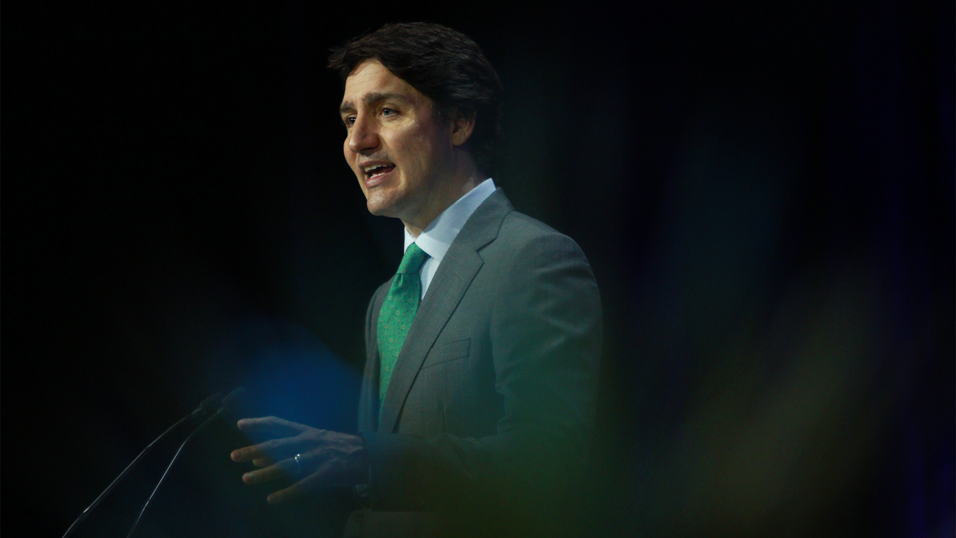 Justin Trudeau lors du GLOBE Forum 2022 