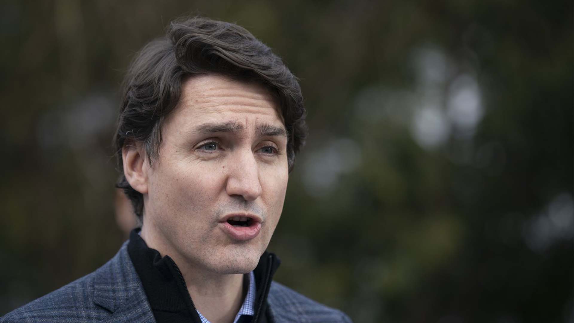 Le premier ministre Justin Trudeau en Ontario, le vendredi 8 avril 2022.