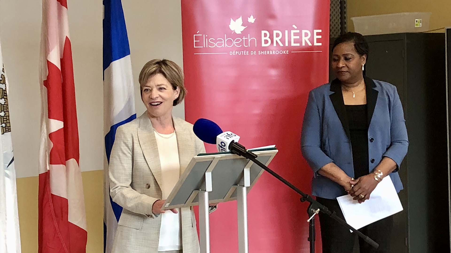 Élisabeth Brière, députée de Sherbrooke.