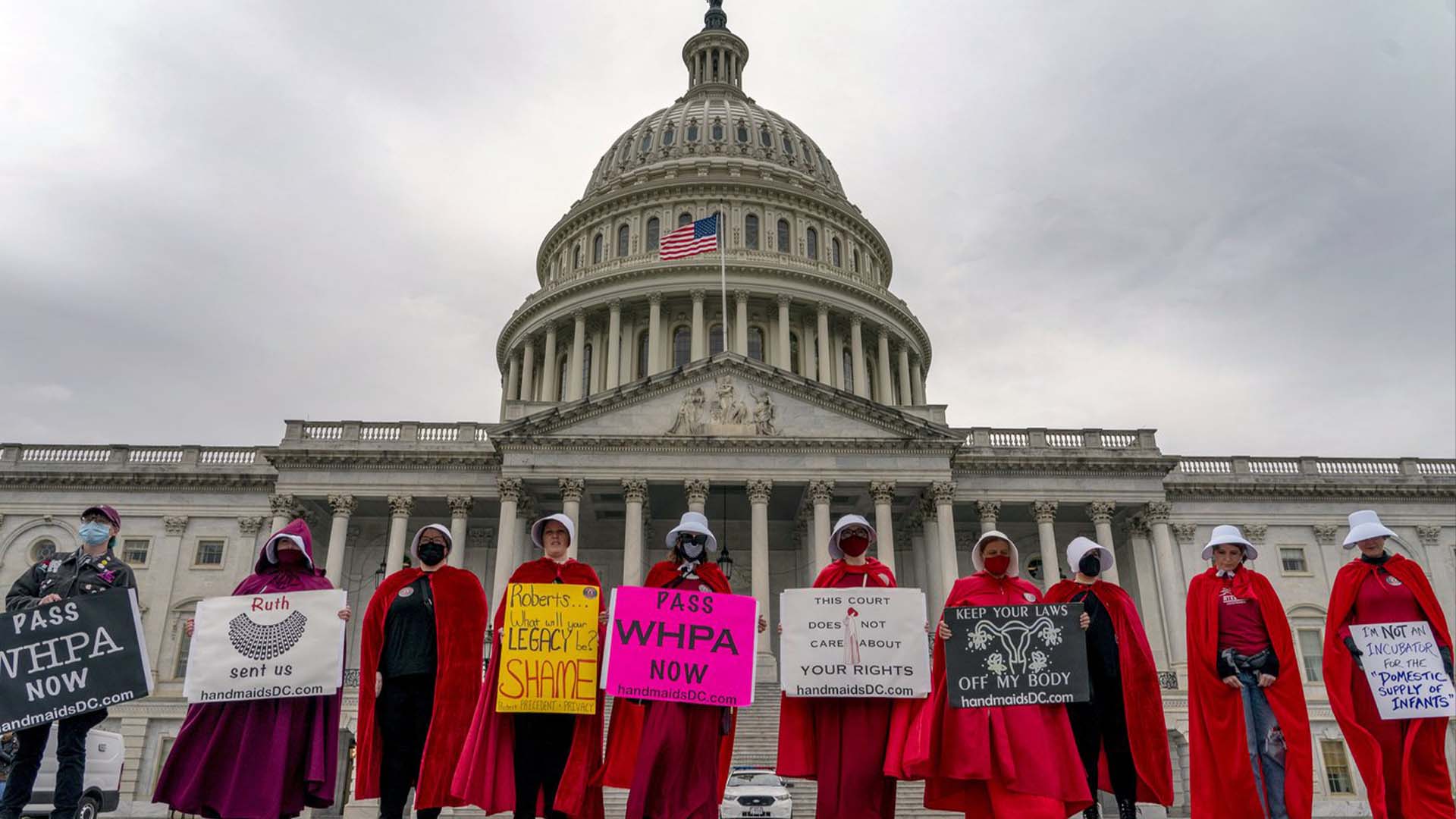 Des manifestants en faveur du droit à l'avortement aux États-Unis ont manifesté samedi dernier devant le Capitole, à Washington.