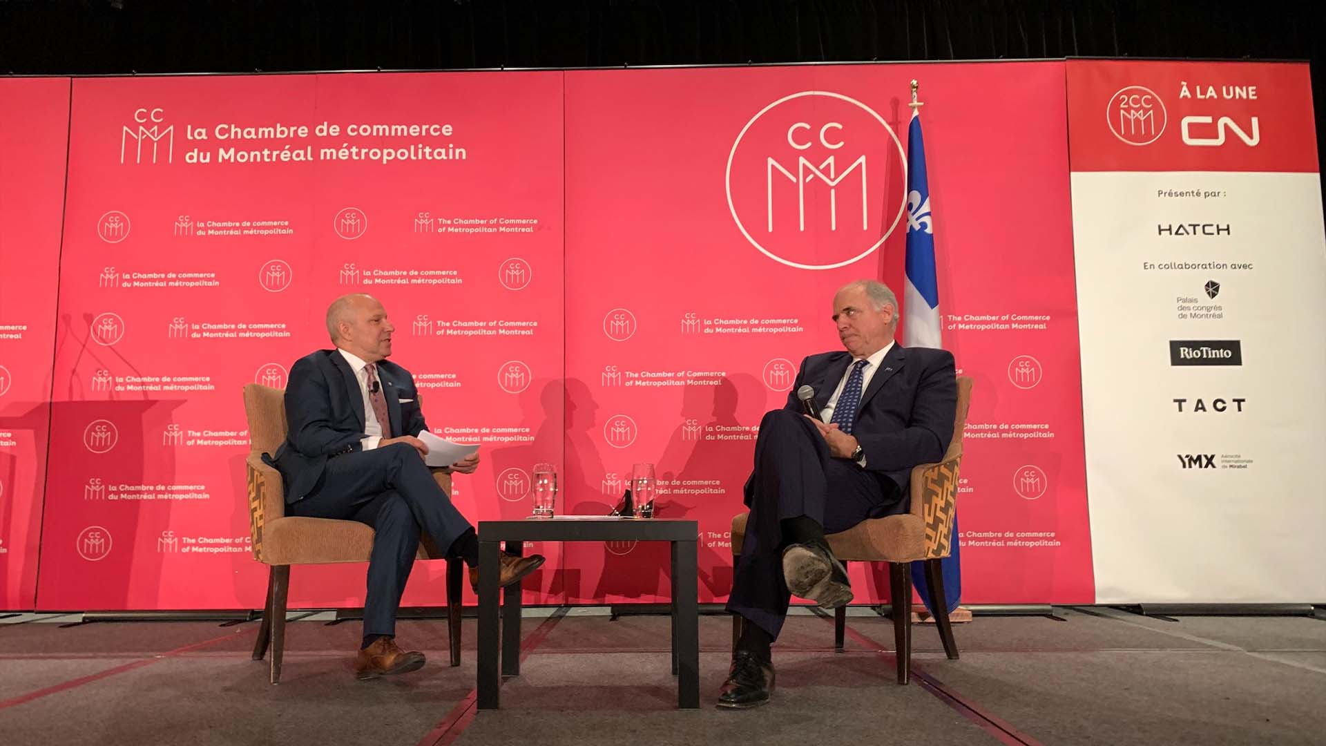 Le ministre de l’Économie et de l’Innovation, Pierre Fitzgibbon (photo), a participé à une conférence de la Chambre du commerce du Montréal métropolitain (CCMM).
