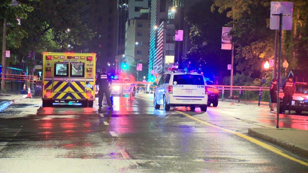  Une bagarre dans un bar du centre-ville de Montréal a fait deux blessés dans la nuit de mardi à mercredi.