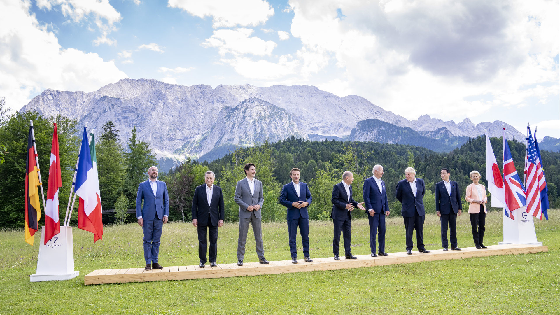 Les dirigeants des pays du G7 sont réunis à Schloss Elmau, en Allemagne.