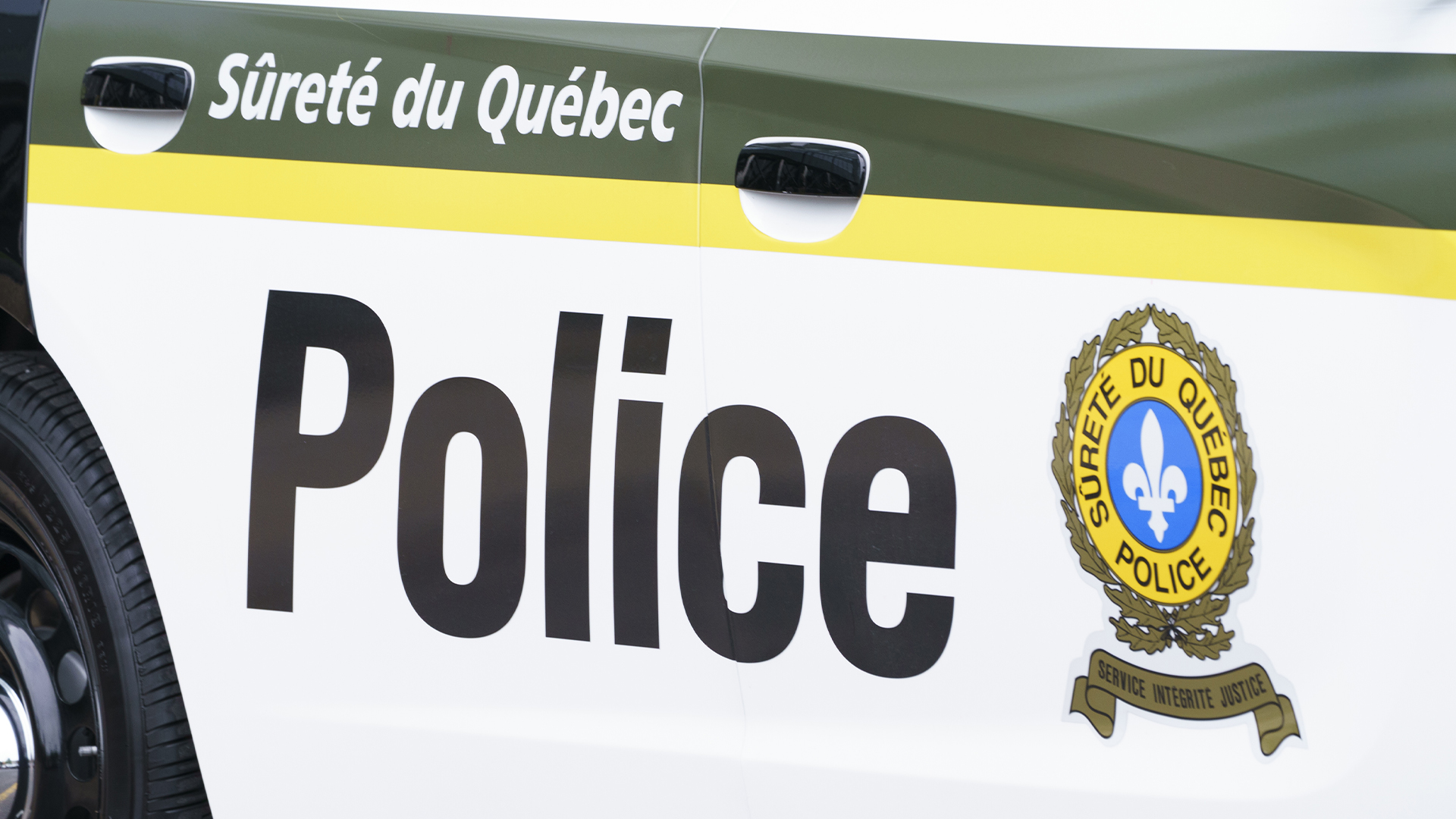 Un véhicule de la Sûreté du Québec (SQ).