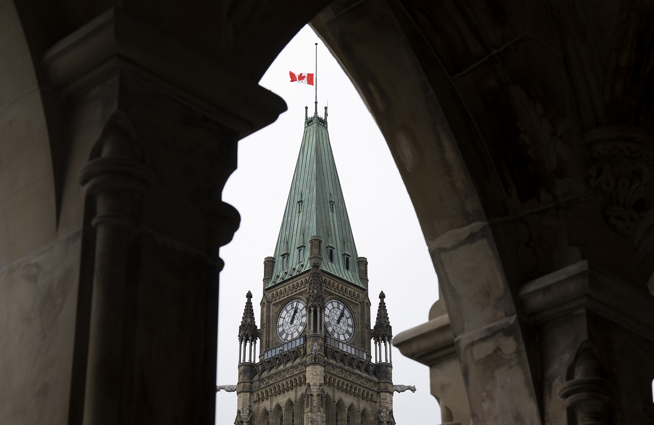 La tour de la Paix est vue sur la colline du Parlement, le mardi 20 septembre 2022 à Ottawa. 