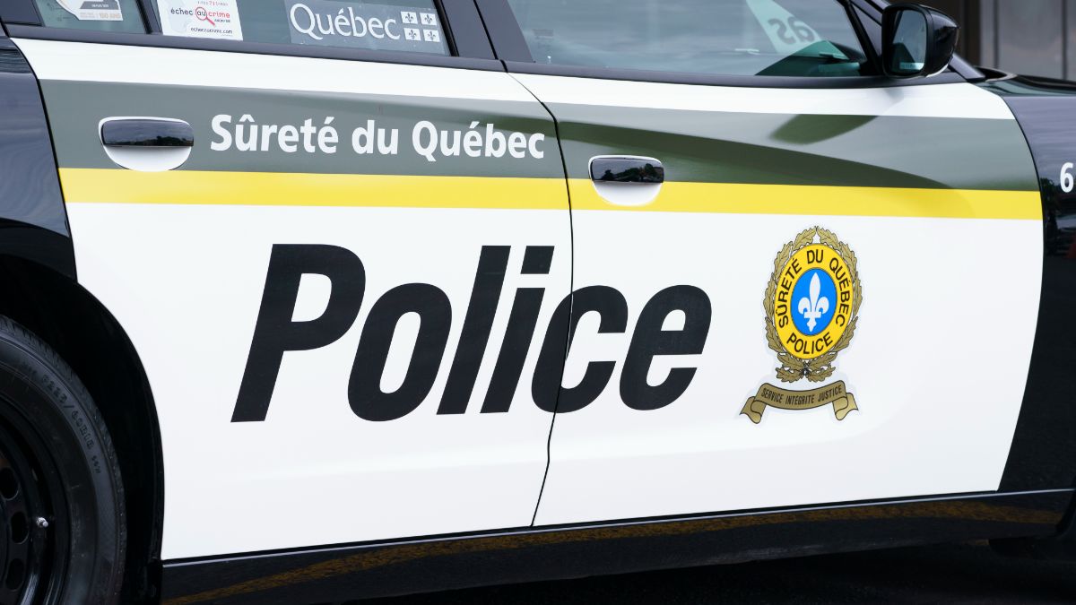 L'accident s'est produit vers 8h15 sur la route 345, aussi nommé rang du Haut-de-la-Rivière.