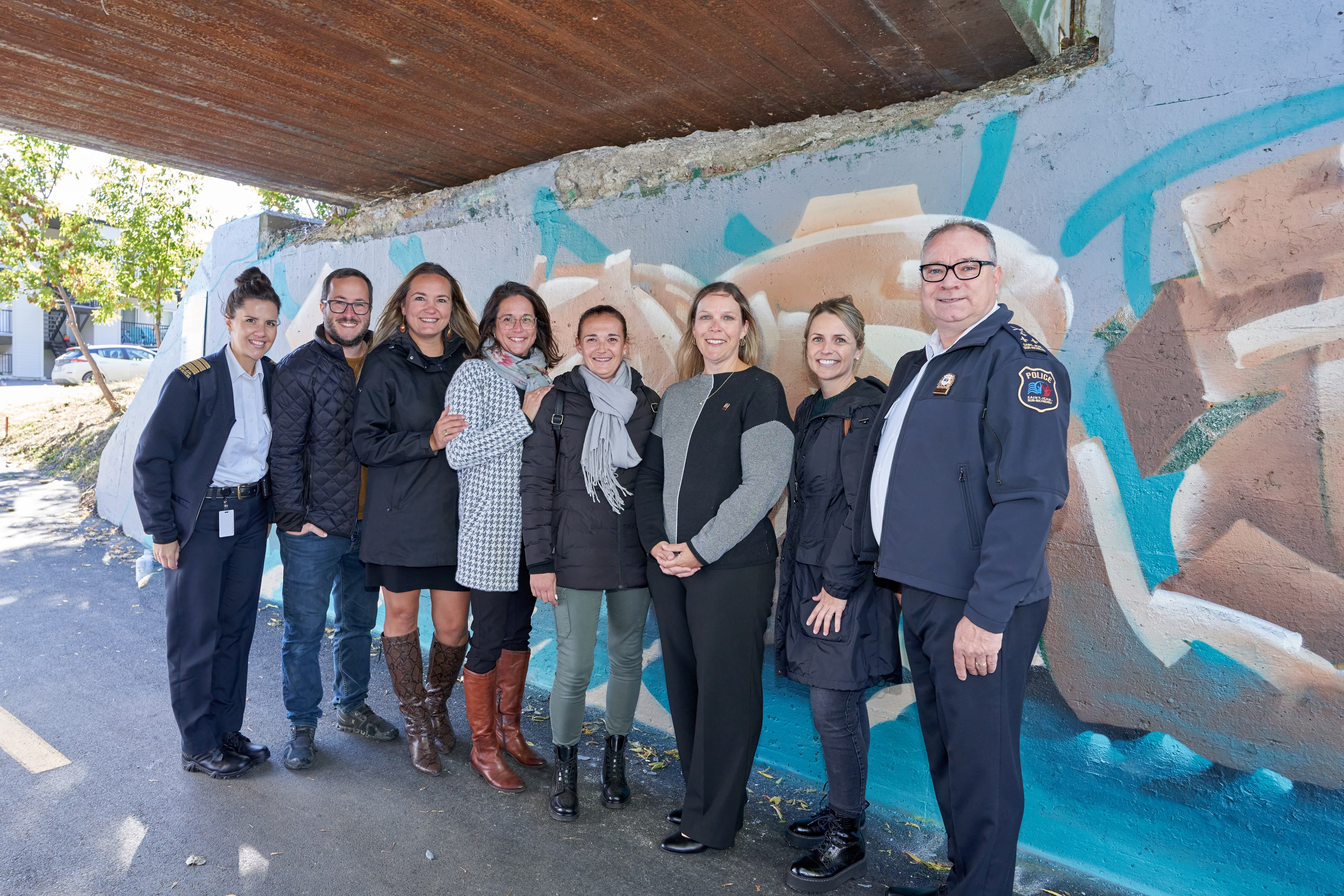Inauguration du 2e mur légal pour graffiteurs - 2 oct 2022