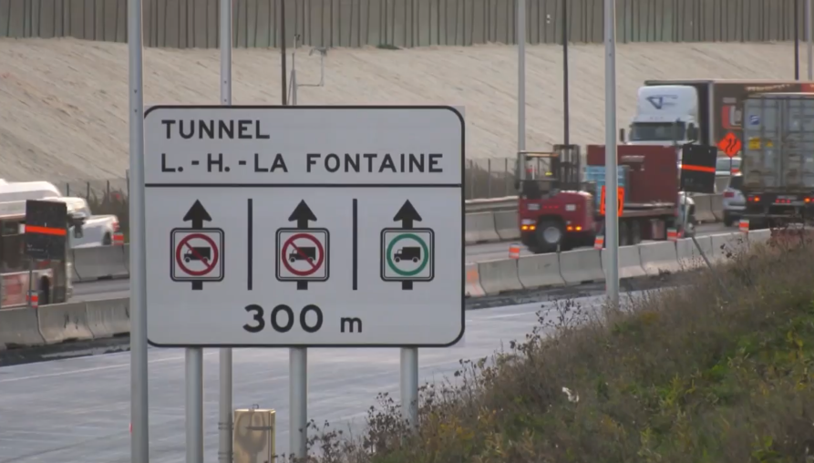 Les entraves majeures liées au gigantesque chantier de réfection du tunnel Louis-Hippolyte La-Fontaine débuteront ce vendredi et se termineront en novembre 2025.