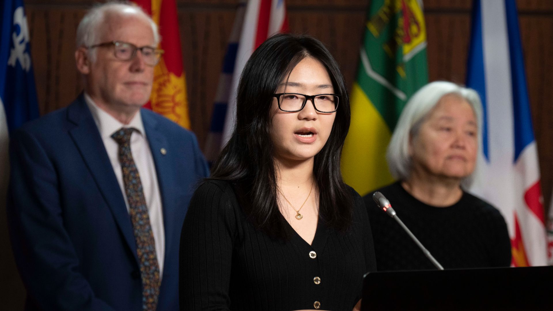 Katherine Dong a exprimé ses inquiétudes lors d'une conférence de presse à Ottawa jeudi matin.