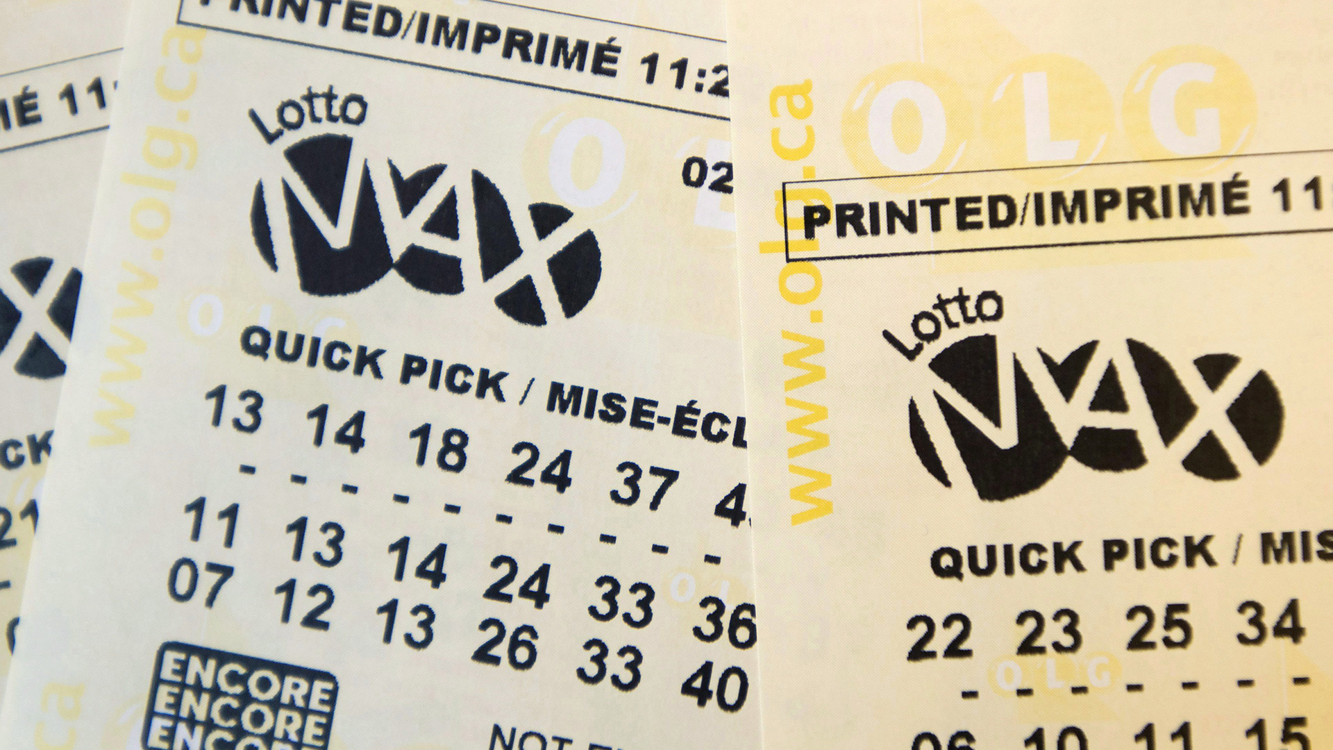 Un billet gagnant a été tiré pour le gros lot du Lotto Max de mardi.