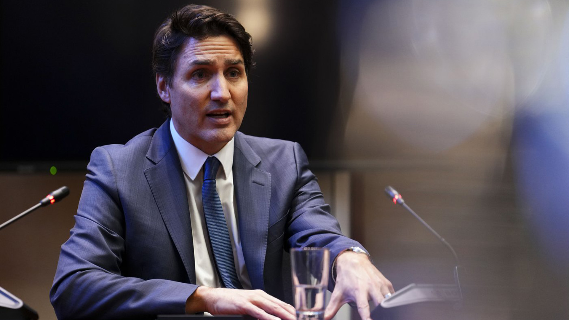 Le premier ministre Justin Trudeau participe à une entrevue de fin d'année avec La Presse canadienne à Ottawa le lundi 12 décembre 2022.