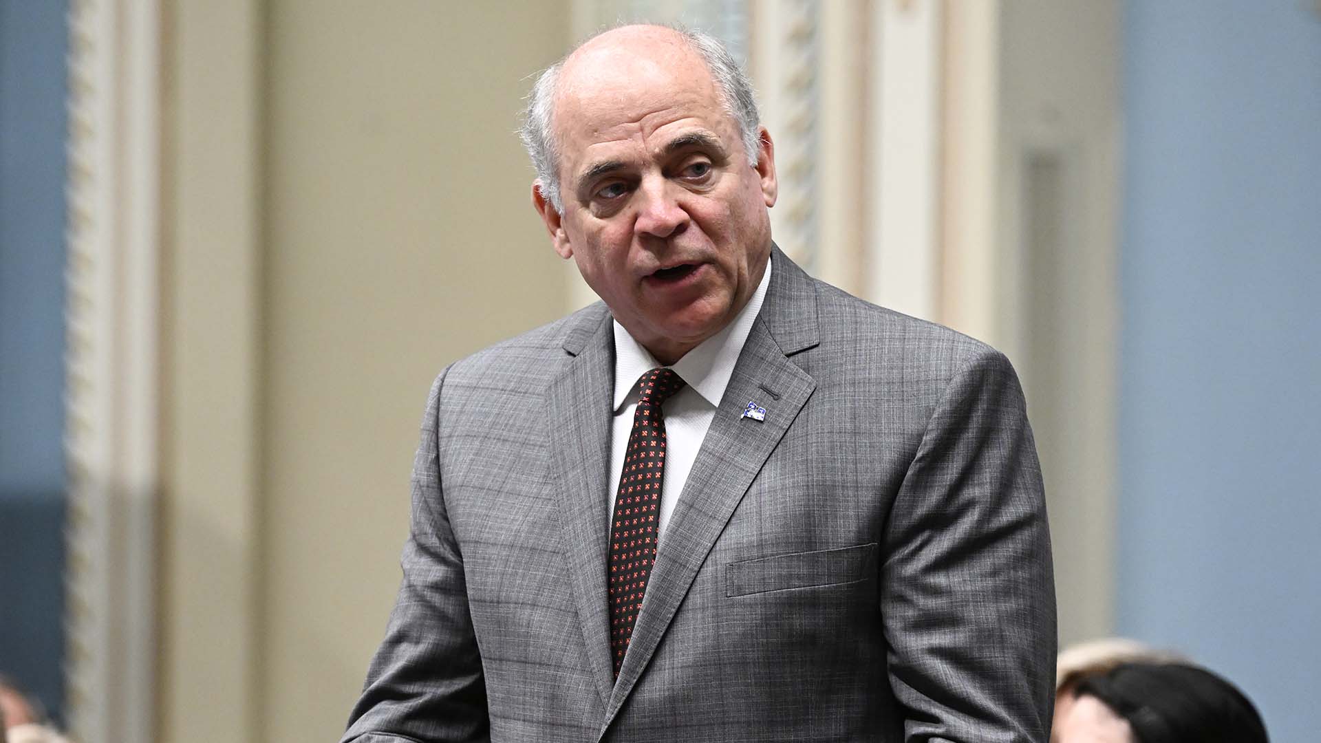 Le ministre de l'Économie et de l'Innovation du Québec, Pierre Fitzgibbon.