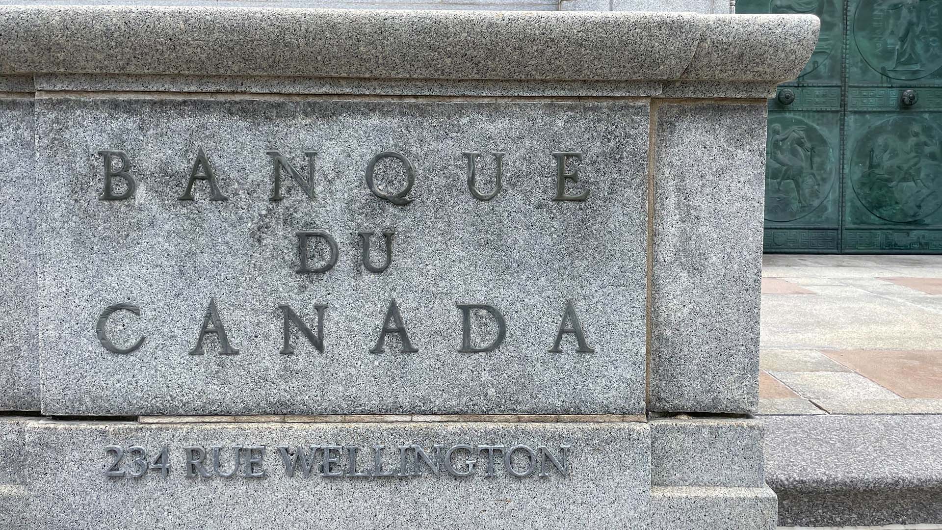 La devanture de la Banque du Canada à Ottawa, en septembre 2022.
