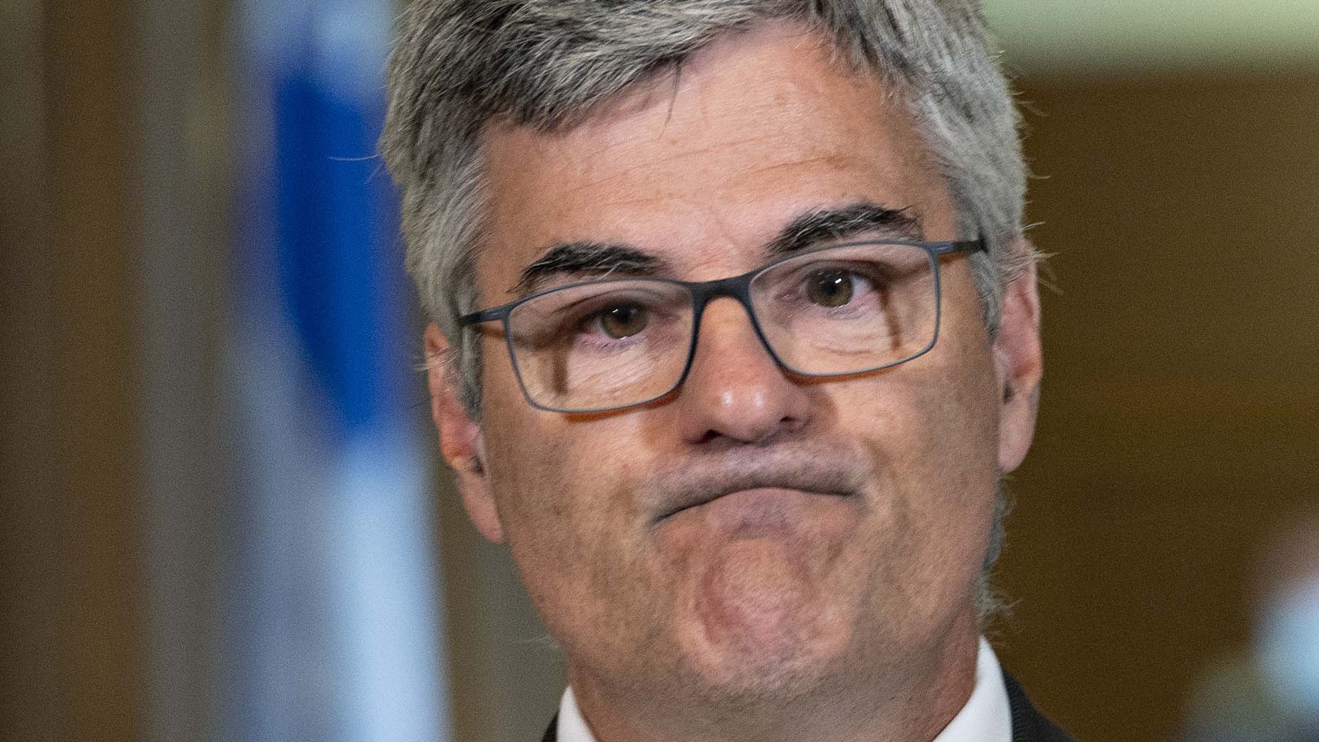 Éric Caire à l'Assemblée nationale de Québec, en septembre 2021.