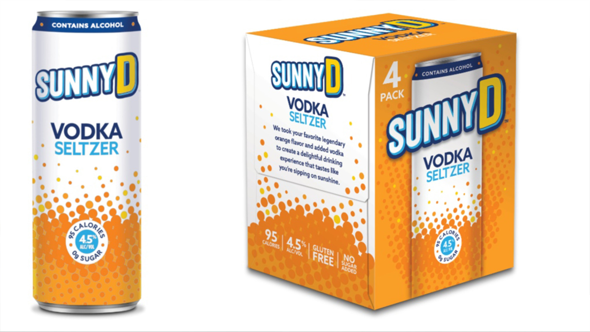Les fabricants de SunnyD, précédemment vendu sous le nom de Sunny Delight, proposent désormais aux États-Unis une version pour adultes de la célèbre boisson.