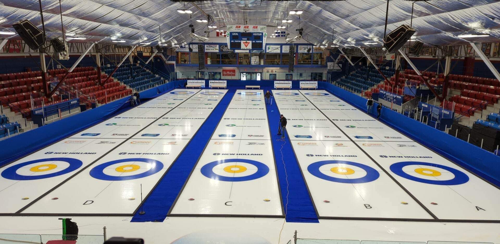 Rouyn-Noranda acceuille pour la troisième fois de son histoire le Championnat canadien de curling.