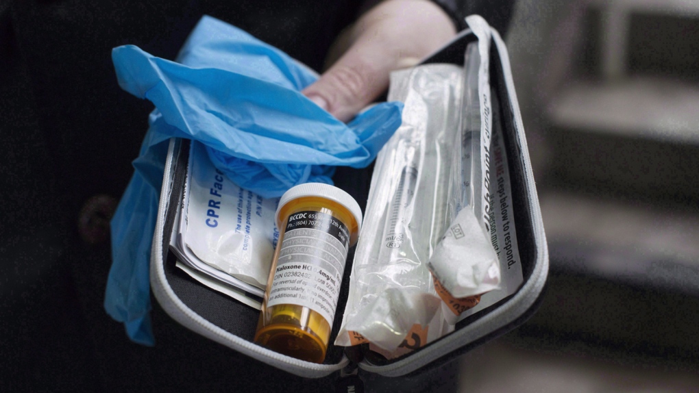 Sur cette image: une trousse de Naloxone pour prévenir les surdoses.