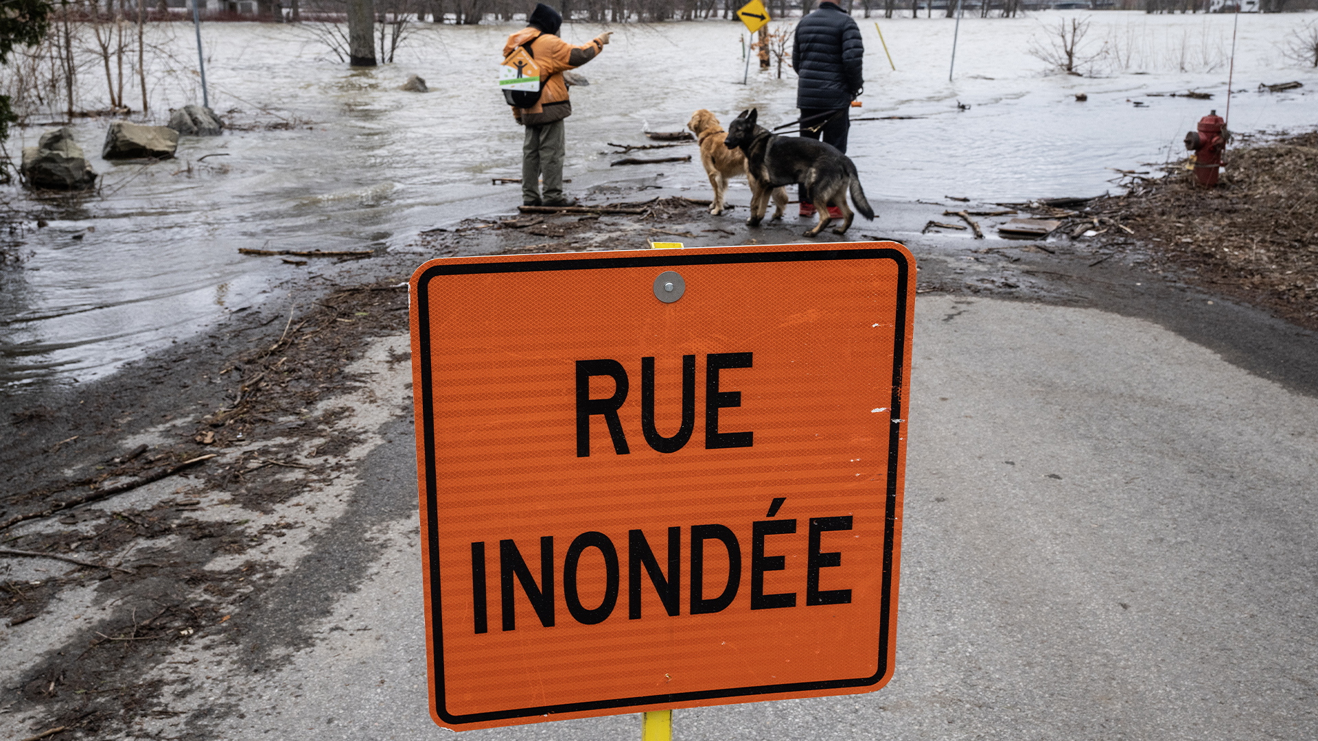 Inondation au Québec (Archives).