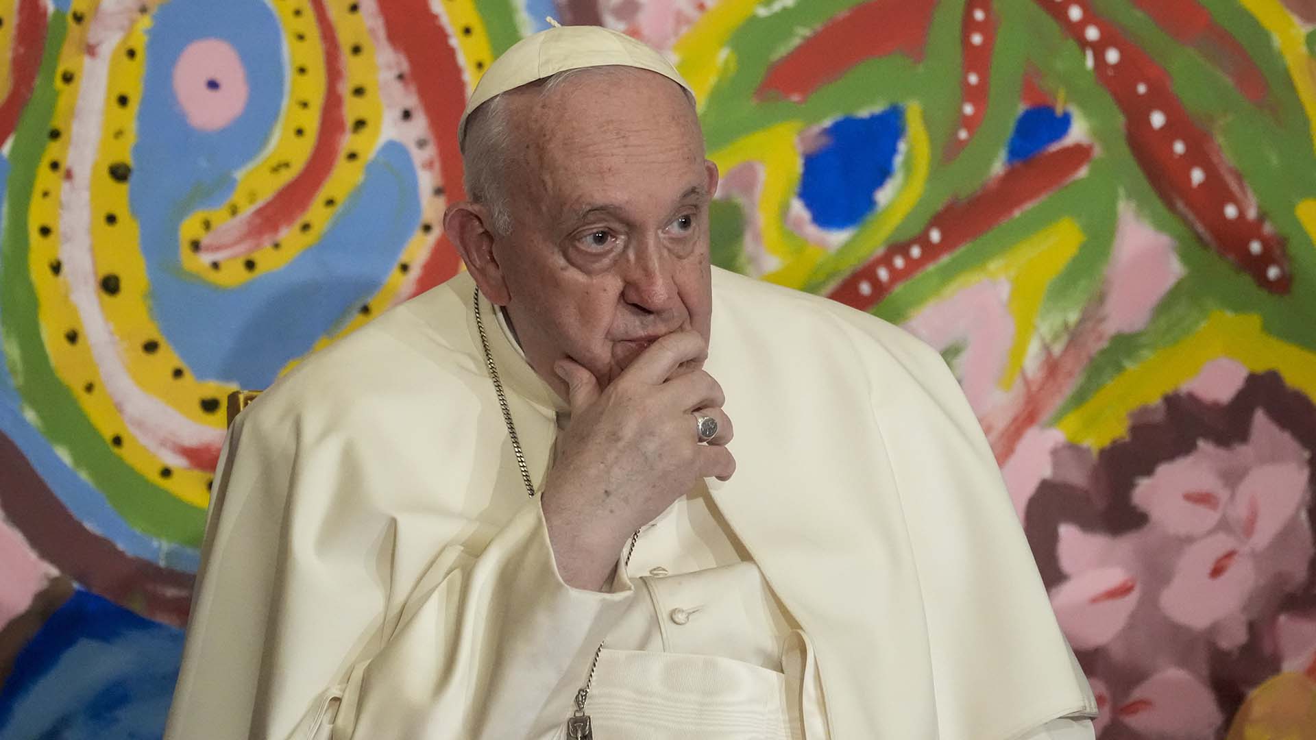 Le pape François au Vatican, le 25 mai 2023.