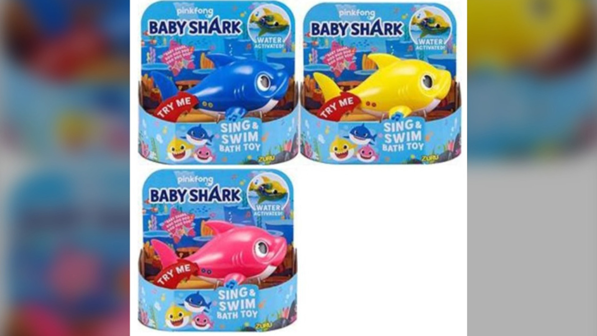 Risque de blessures: un jouet de la marque Baby Shark fait l'objet
