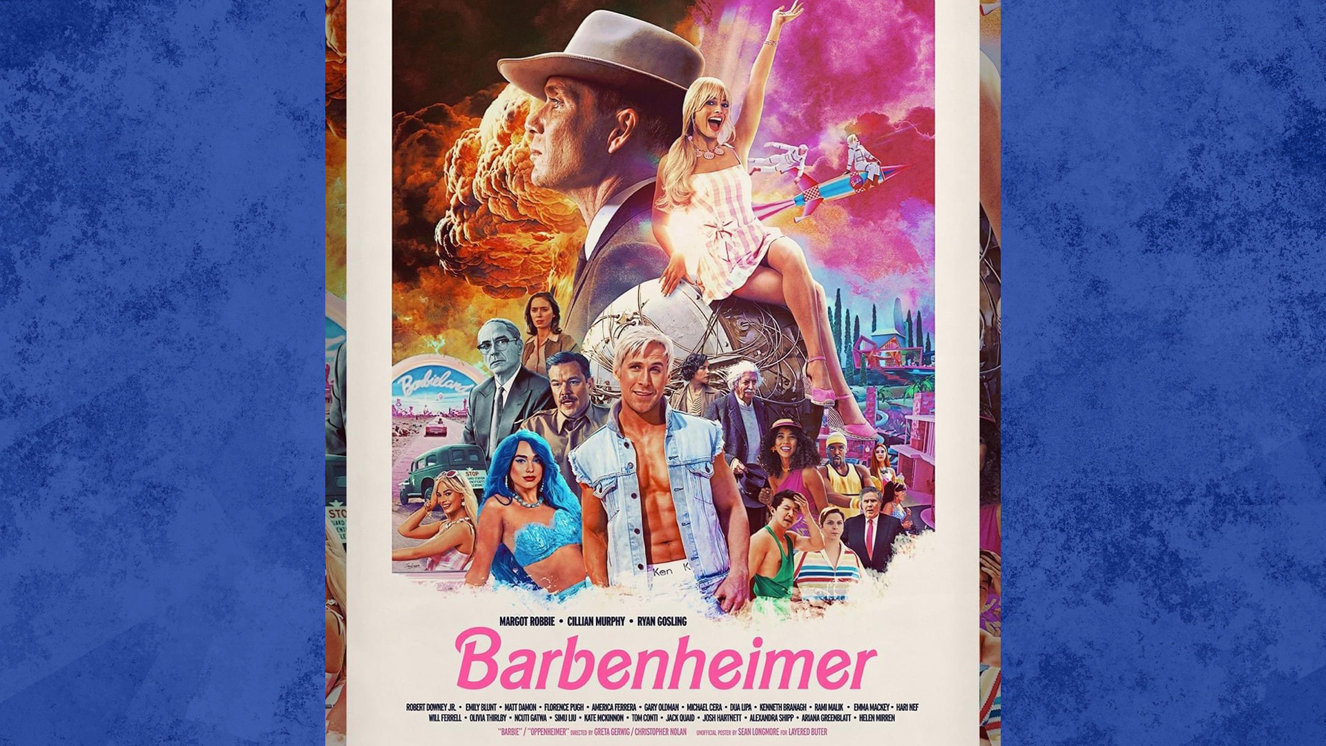 «Barbenheimer», c’est le nom qu’Internet a trouvé pour nommer la sortie simultanée de deux blockbusters diamétralement opposés dans leurs thèmes, soit Barbie et Oppenheimer.