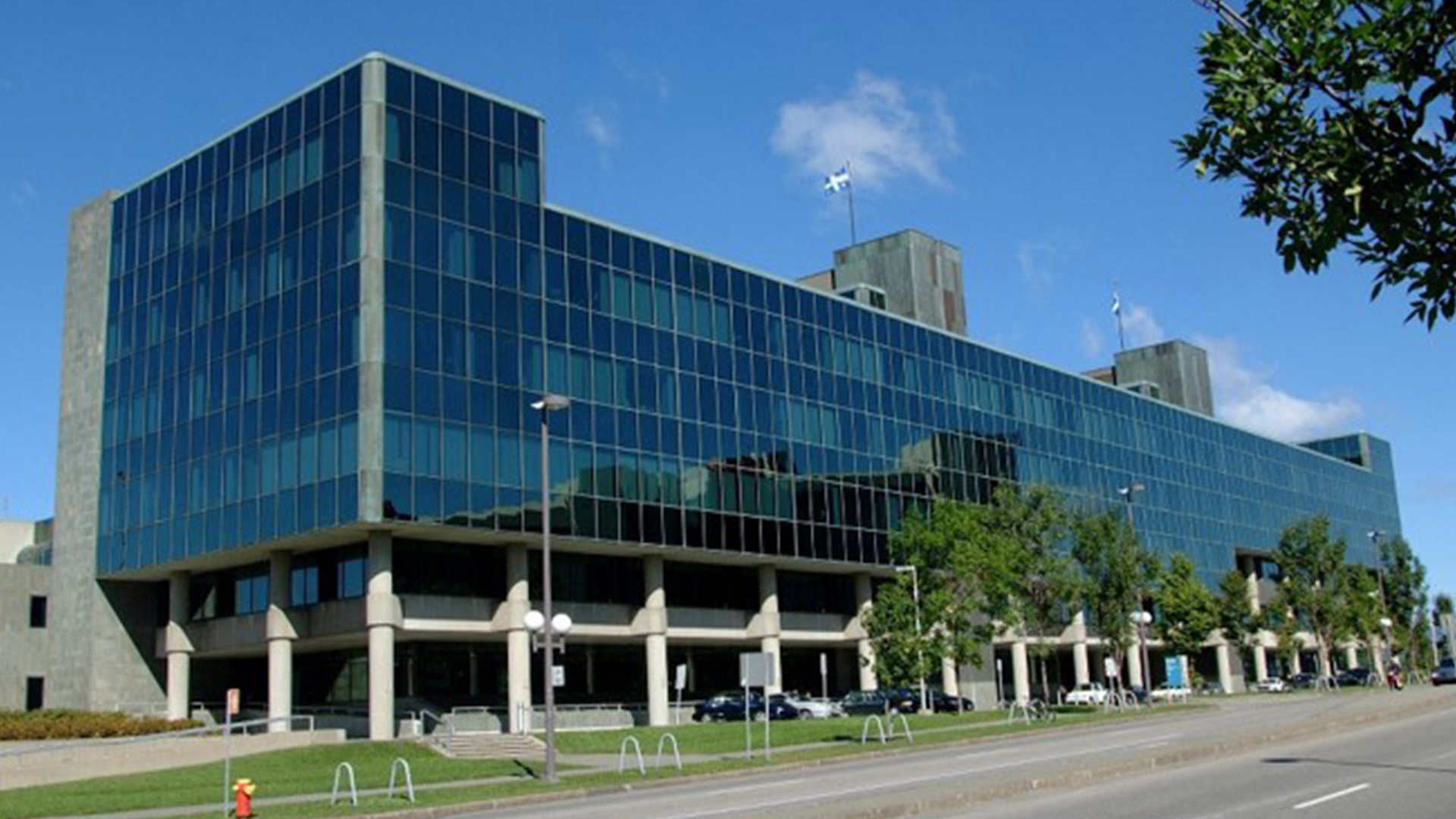 Le palais de justice de Québec.