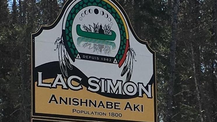Lac-Simon instaure un couvre-feu sur la communauté.