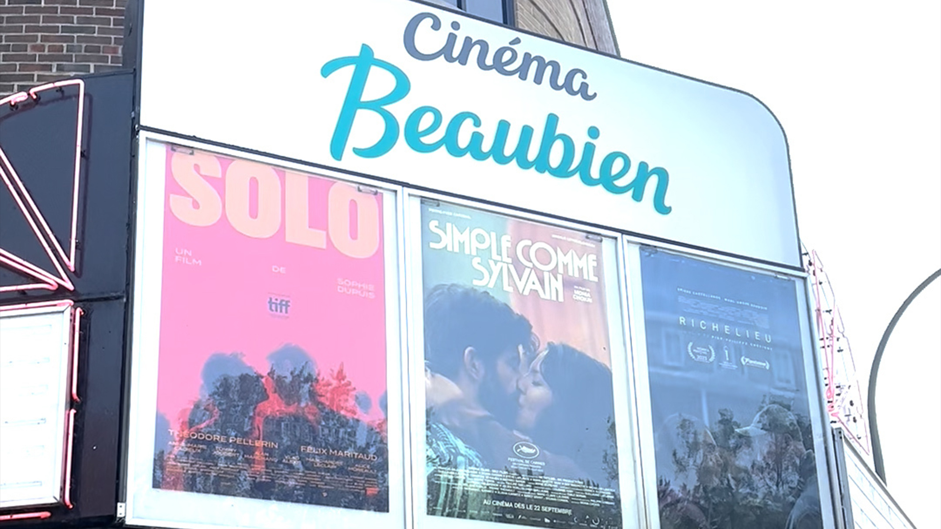 Les cinéastes féminines sont à l'honneur sur la marquise du Cinéma Beaubien ces jours-ci.