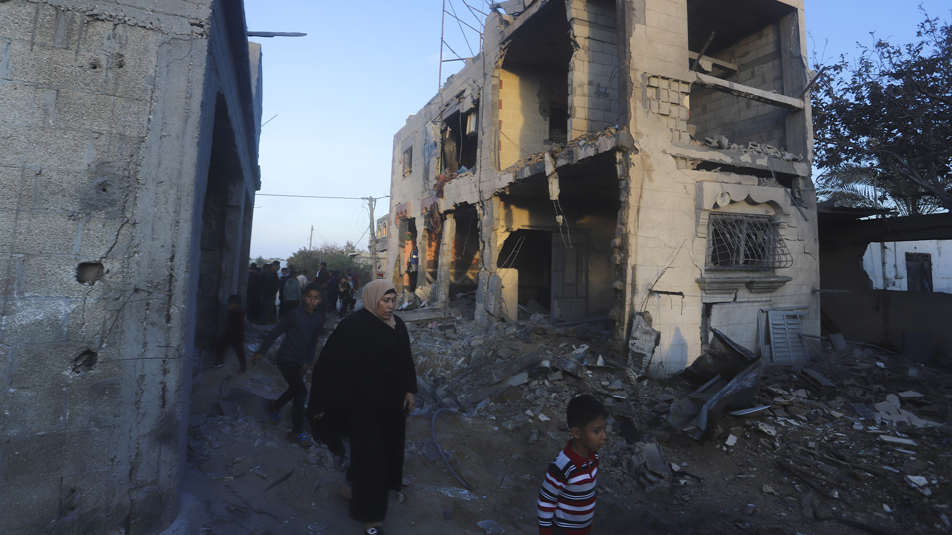 Une série de frappes israéliennes se sont abattues sur Rafah, le 11 février 2024.