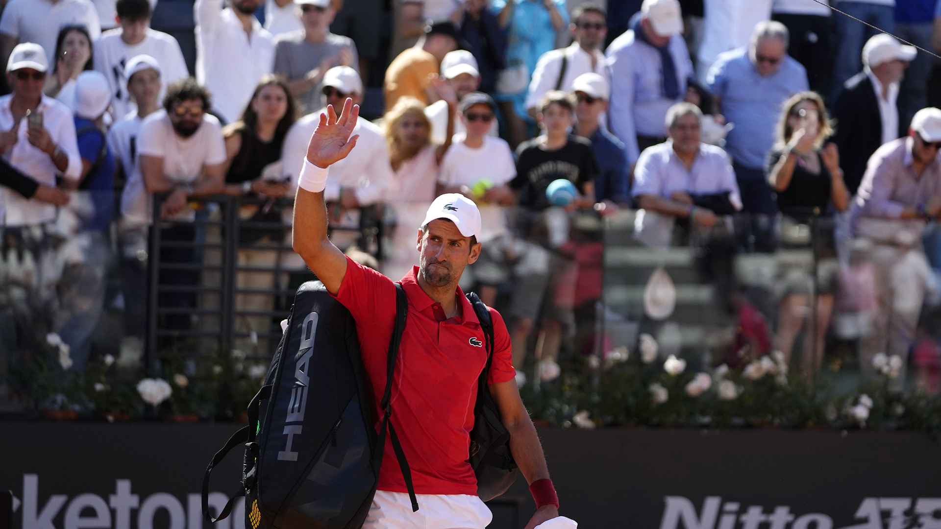 Novak Djokovic abbandona anticipatamente l’Open d’Italia