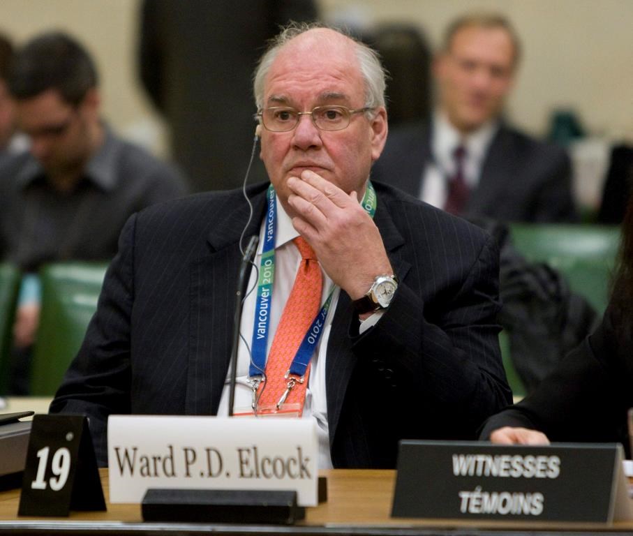 Ward Elcock waits to appear before the Commons Public Safety Committee on Parliament Hill in Ottawa, Monday October 25, 2010. THE CANADIAN PRESS/Adrian Wyld