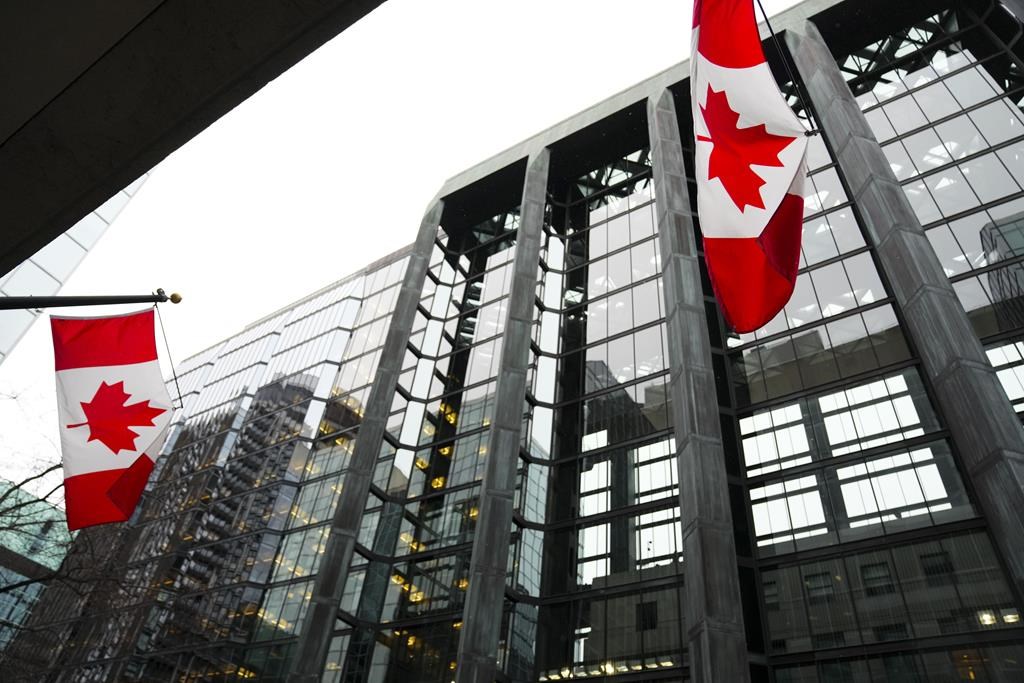 The Bank of Canada building is pictured in Ottawa, Tuesday, Dec. 6, 2022. Kozicki says concerns around the stickiness of inflation helped push the bank to make its half percentage point increase Wednesday. THE CANADIAN PRESS/Sean Kilpatrick