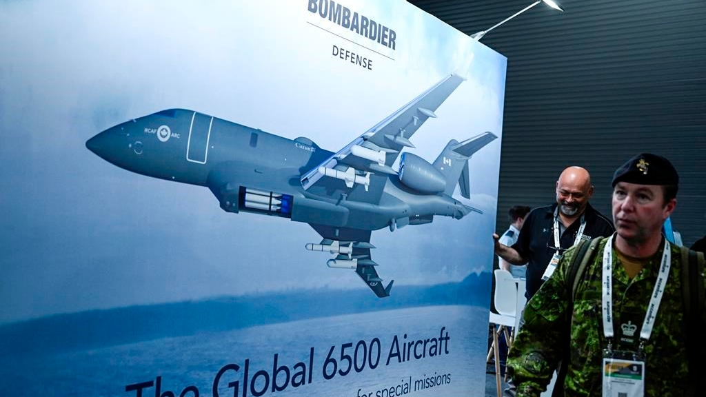 Bombardier veut proposer une version modifiée, mais inexistante pour l'instant, de son avion d'affaires Global. 