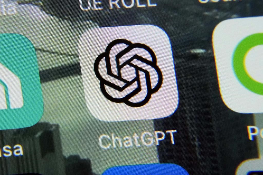 The ChatGPT app is displayed on an iPhone in New York, Thursday, May 18, 2023. THE CANADIAN PRESS/AP, Richard Drew