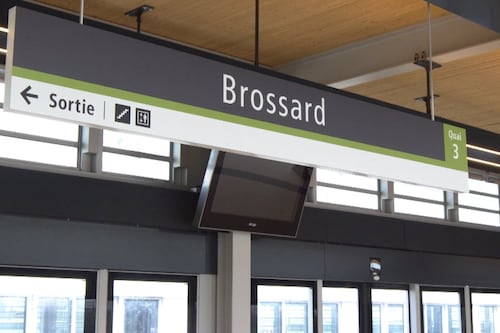 Une visite guidée de la station Brossard du REM