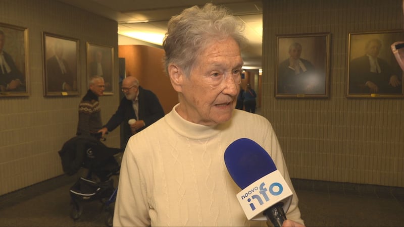 Marie-Paule Lebel, résidente de la RPA Mont-Carmel à Montréal, en entrevue avec Noovo Info, 29 janvier 2025.