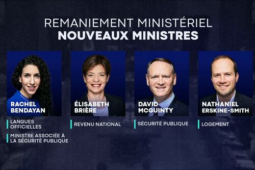 Remaniement ministériel à Ottawa: huit députés nommés ministres