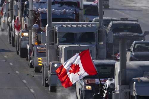 Des camionneurs évoquent l’idée de transporter la manifestation à Québec