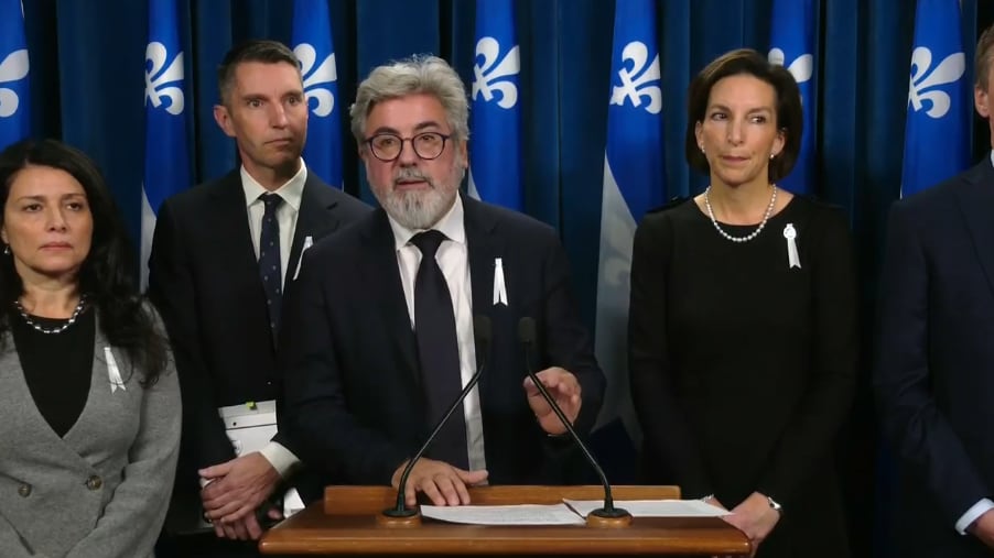 Le chef du PLQ Pablo Rodriguez lors d'une allocution à l'Assemblée nationale en décembre 2025.
