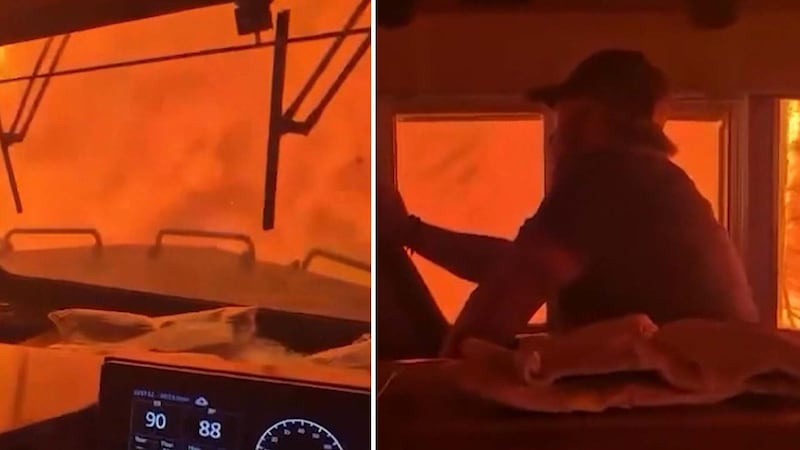 Encerclés par les feux de forêt, des cheminots ont vécu un véritable voyage en enfer