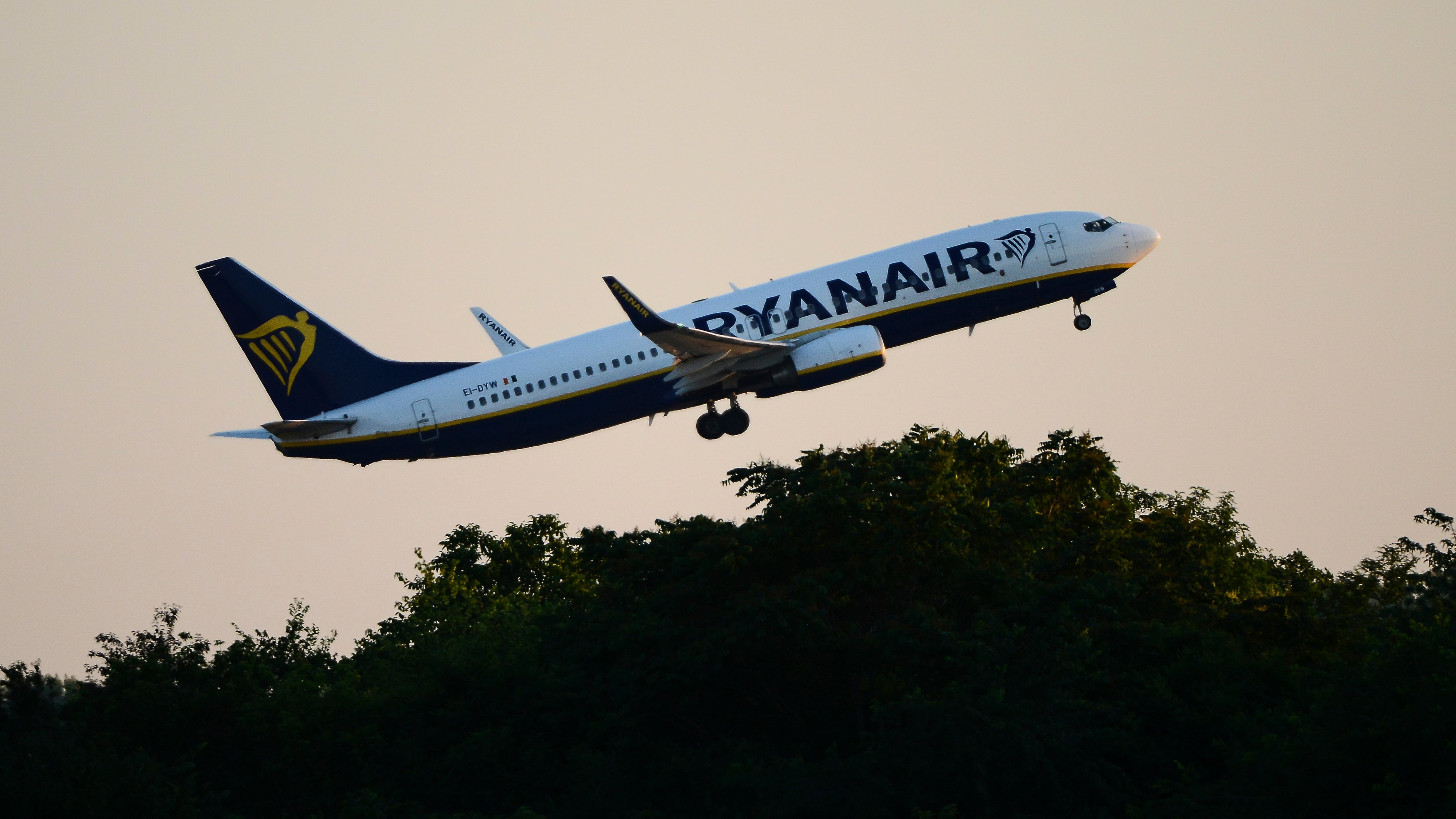 A Ryanair plane takes off from Budapest Airport in Budapest, Hungary on June 12, 2022. (Anna Szilagyi / AP Photo)