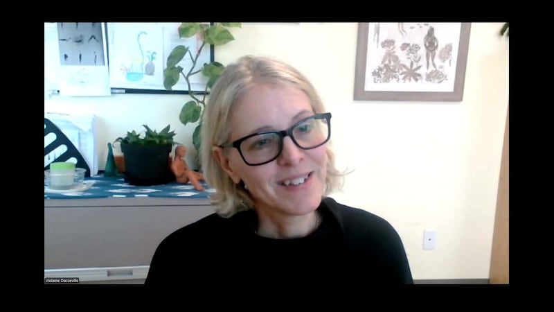 La psychologue Violaine Dasseville en entrevue avec Noovo Info, mardi 20 janvier 2026.