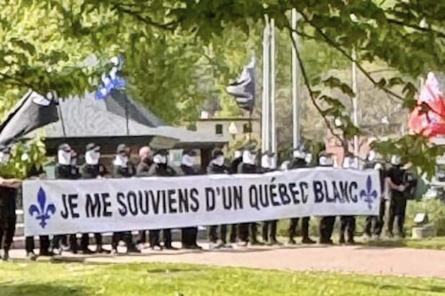 La SQ enquête sur une manifestation raciste à Shawinigan