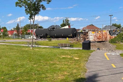 Un train déraille à Repentigny, aucun blessé à signaler
