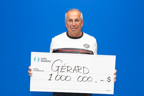 Loterie: un Gaspésien dort avec son billet gagnant à 1 M$